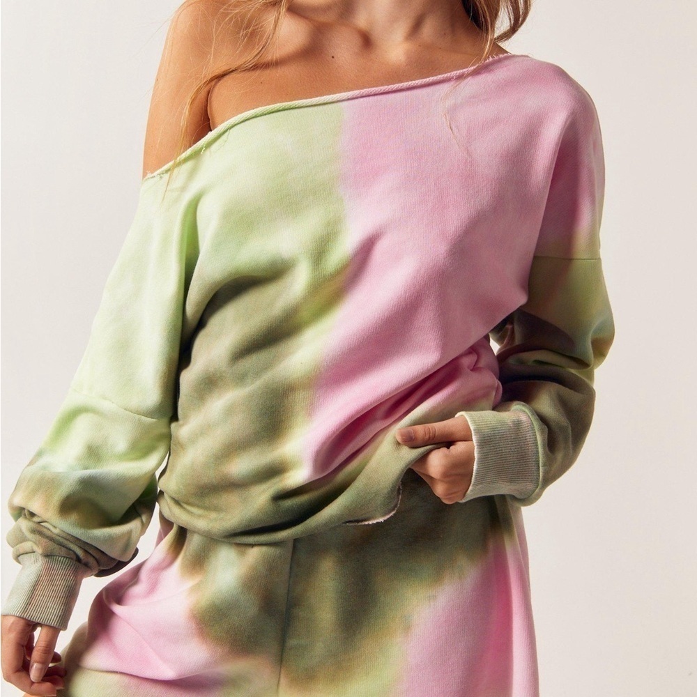 Nasty Gal tie dyed sweatshirt, XL